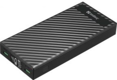 Sandberg Powerbank 2xUSB-C PD100W 30000 Lithium-Ion (Li-Ion) 30000 mAh Zwart