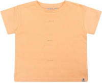 Daily7 T-shirt van biologisch katoen lichtoranje