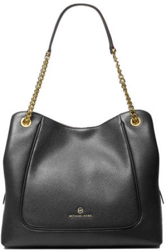 Michael Kors leren shopper Piper Large zwart