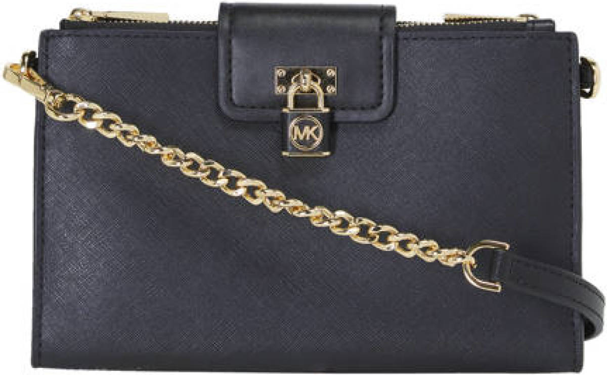 Michael Kors leren crossbody tas Ruby Small zwart