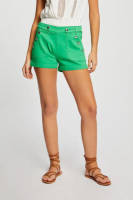 Morgan high waist regular fit short groen