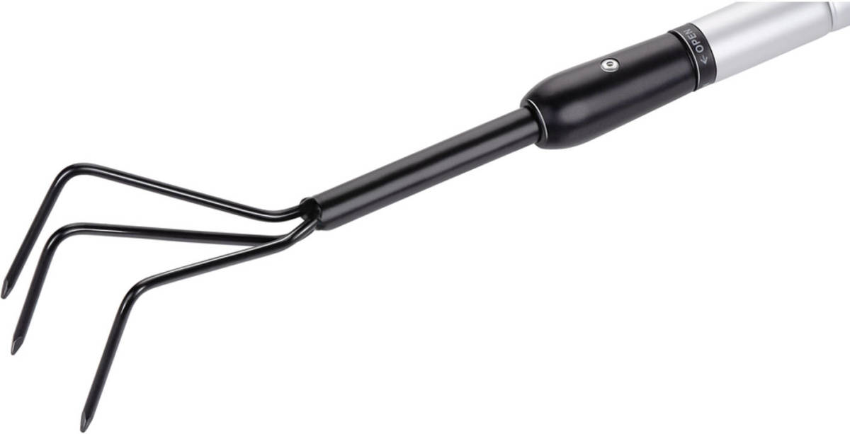 BLACK+DECKER Cultivator - Telescopische Steel 77 - 112 Cm - 3 Tanden - Aluminium/ Koolstofstaal