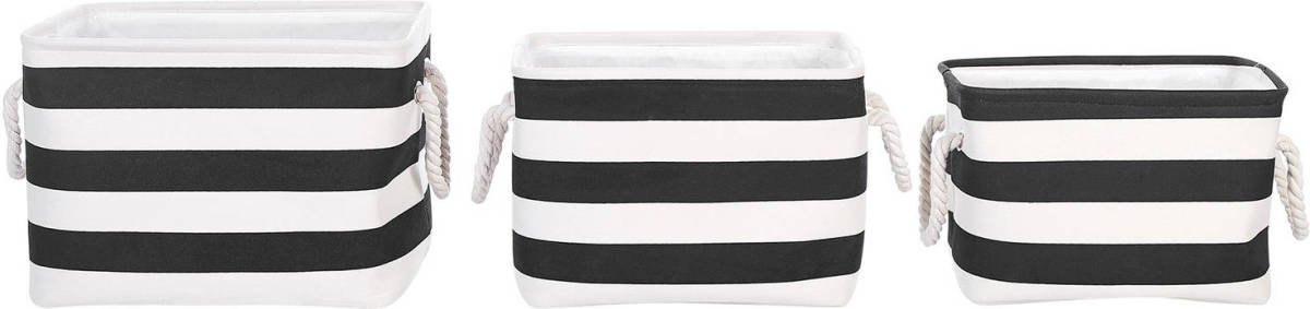 Beliani Darqab - Mand-zwart-polyester