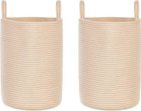 Beliani Saryk - Mand-beige-katoen