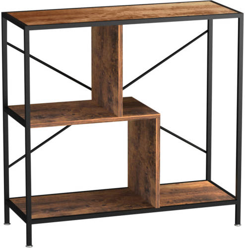 VDD Boekenkast Wandkast Stoer - Sidetable - Industrieel - 82 Cm Hoog