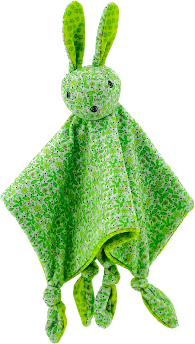 Inter-Stat Pauline Oud Knuffeldoek Konijn Knuffellap - Groen