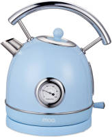 MOA Retro Waterkoker - Pastel Blauw - Elektrisch - Rvs - Ek4tbl