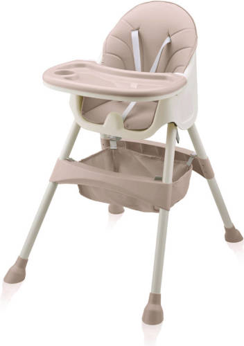 Baby Vivo Kinderstoel Oscar, Oud Roze, Meegroeistoel, In Hoogte Verstelbaar, 2 In 1