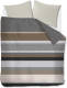 Beddinghouse Dekbedovertrek Lennart Grey-1-persoons (140 X 200/220 Cm)