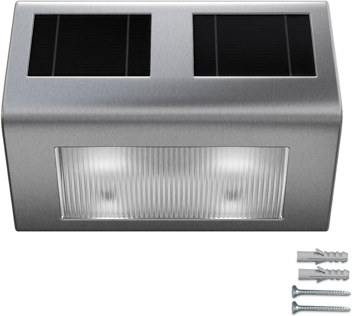 Monzana Solar Wandlamp, Buitenlamp, Rvs