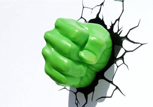 3DlightFX 3d Licht - Hulk Vuist Lamp