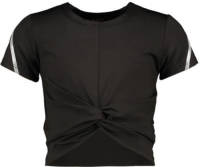 B.Nosy T-shirt met contrastbies zwart