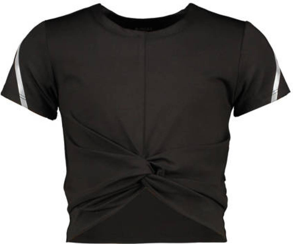 B.Nosy T-shirt met contrastbies zwart