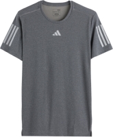 adidas Performance hardloopshirt zwart melange