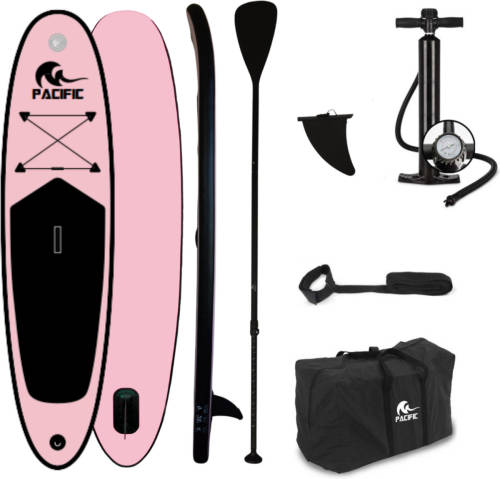 Pacific Special Edition Sup Board - Extra Stevig - 285 cm - 6 Delig - Roze