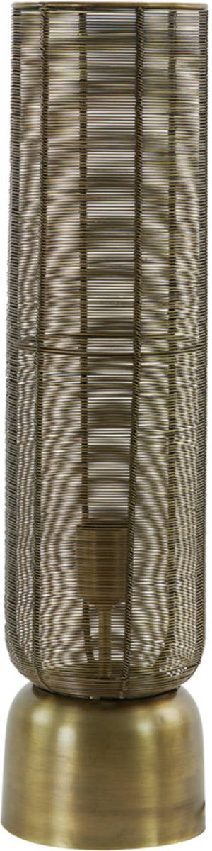 Light & Living - Tafellamp LEZUZA - 15.5x15.5x60.5cm - Brons