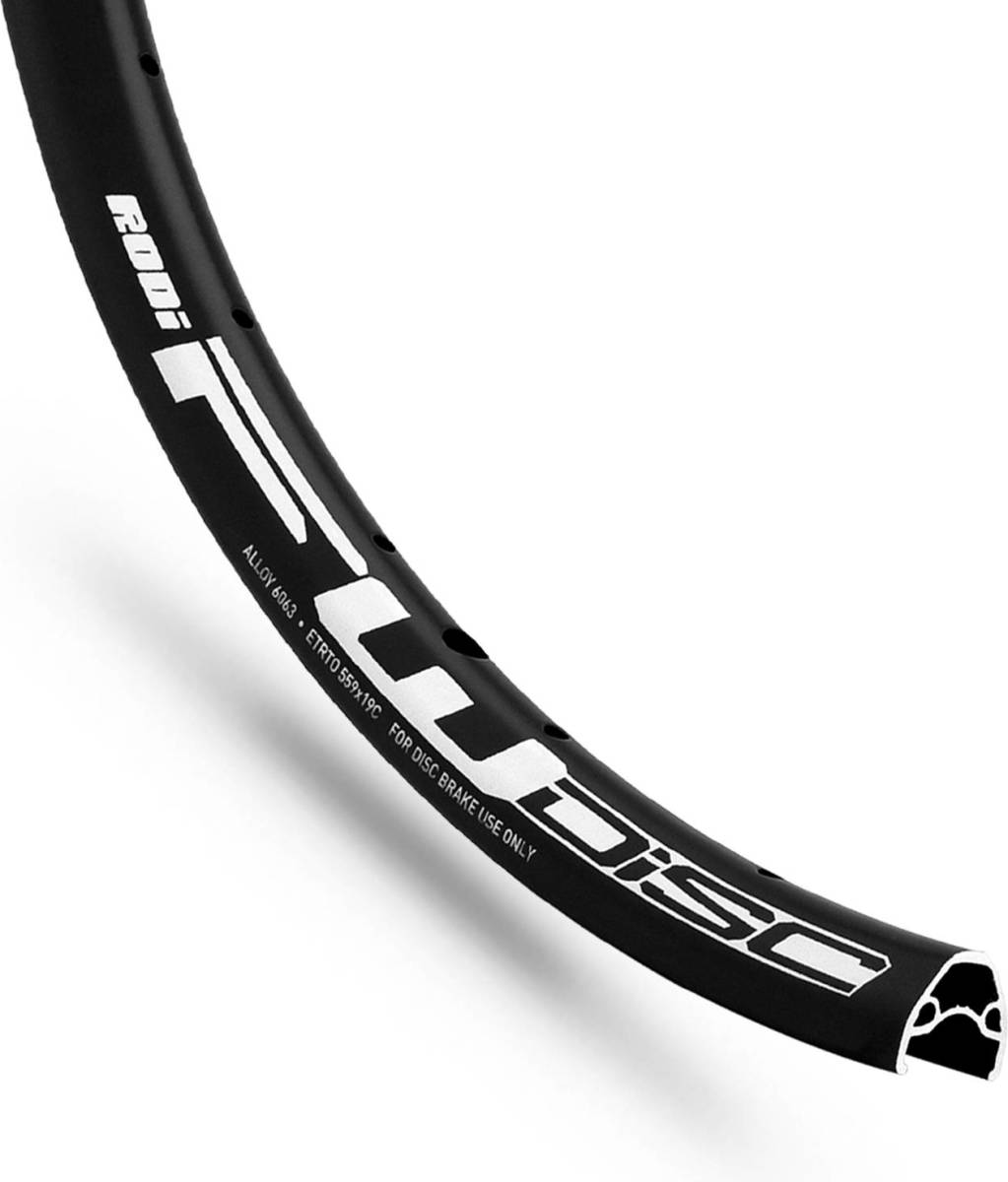 Velg Rodi FW Disc 28/29"" / 622 x 19C aluminium 32 gaats 14G - zwart
