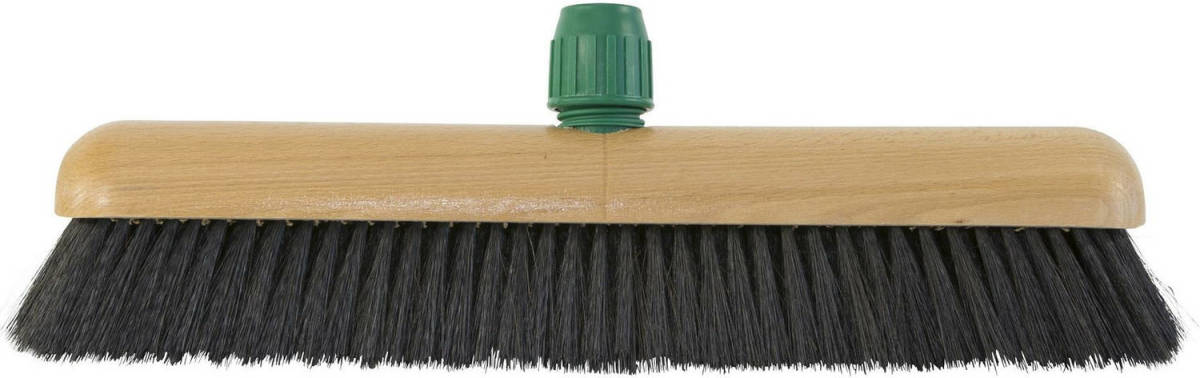 Betra Bezemkop binnen - zwart - hout/paardenhaar - 30 cm - Bezem