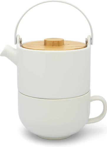 Bredemeijer Silhouet Umea tea for one 500 ml - wit