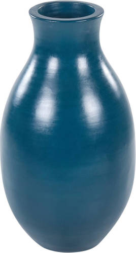 Beliani STAGIRA - Decovaas-Blauw-Terracotta