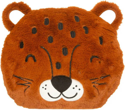 Atmosphera Dieren sierkussen kinderkamer - panter - 30 cm - polyester - Sierkussens