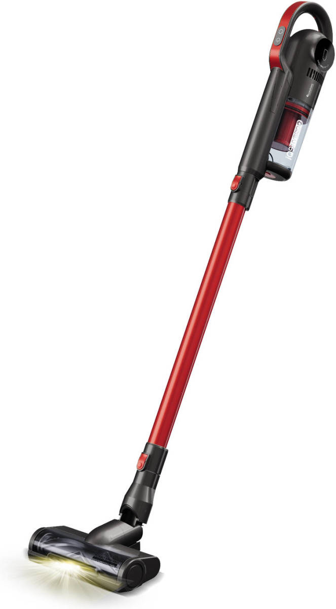 TurboTronic IQ9 Draadloze Steelstofzuiger met Handstofzuiger - Rood