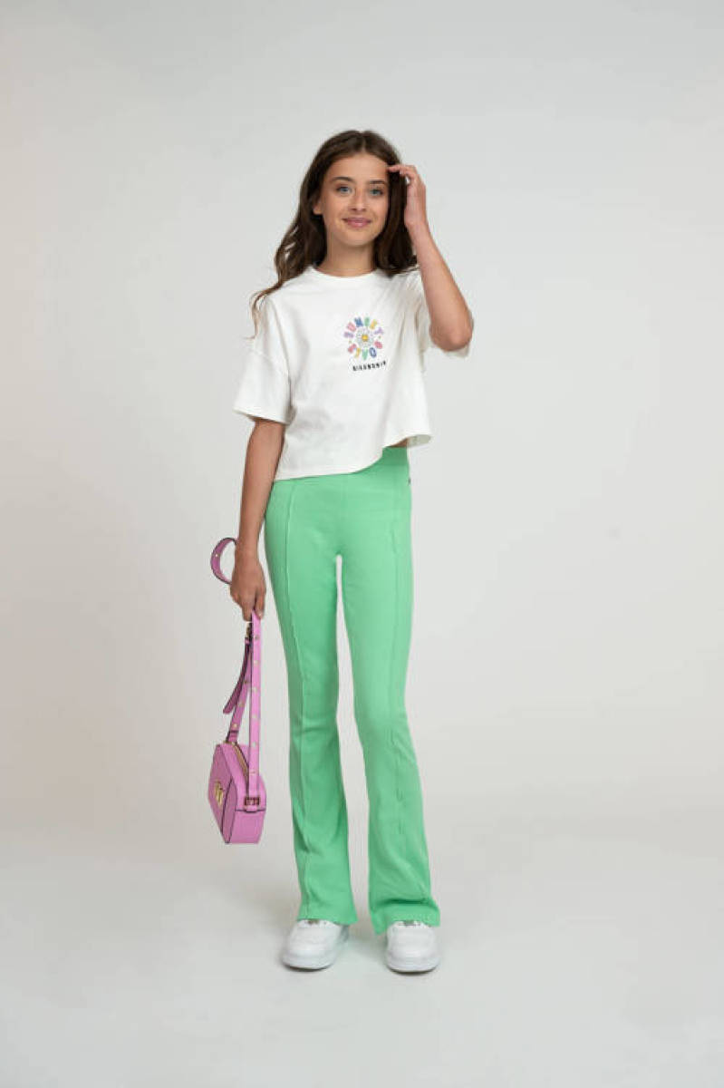 NIK&NIK T-shirt Sunset met printopdruk wit