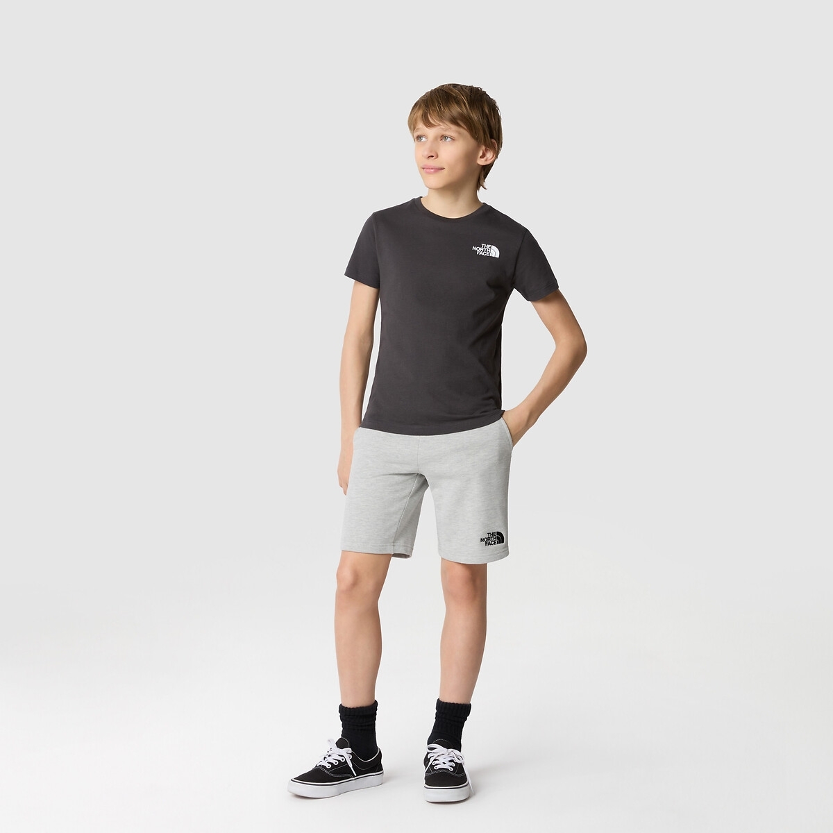The North Face sweatshort grijs/zwart