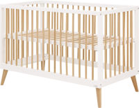 ToiToiKids Jort Ledikant– 60×120 cm. - White/Natural