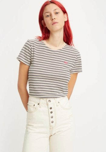 Levi's ® T-shirt The Perfect Tee met klein logoborduursel