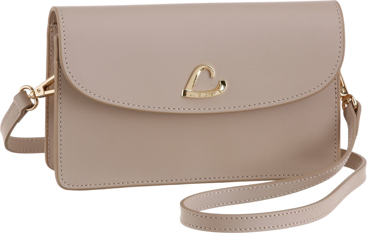 Lancaster Paris Schoudertas Clutch Small City Philos van leer