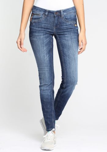 GANG Skinny fit jeans 94NIKITA Kleingeldzakje met een rits en V-vormige inzetten bij de zakken