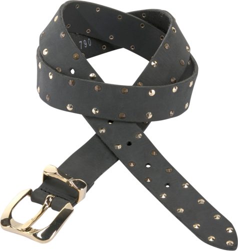 Vanzetti Leren riem met studs in een mix