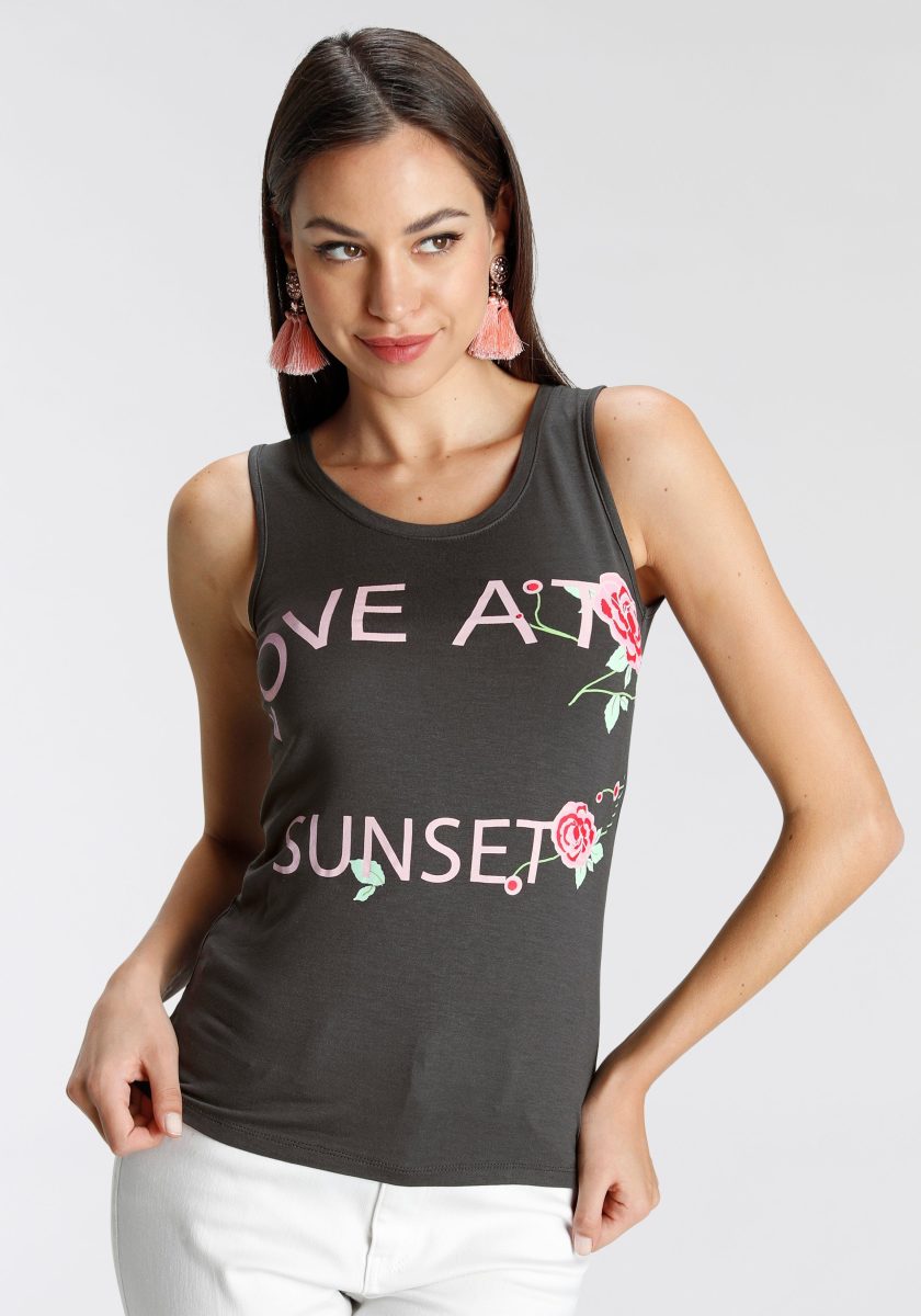 Melrose Tanktop met ronde hals - nieuwe collectie