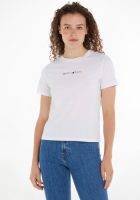 Tommy Jeans T-shirt TJW REG COLOR SERIF LINEAR SS met een logo-opschrift