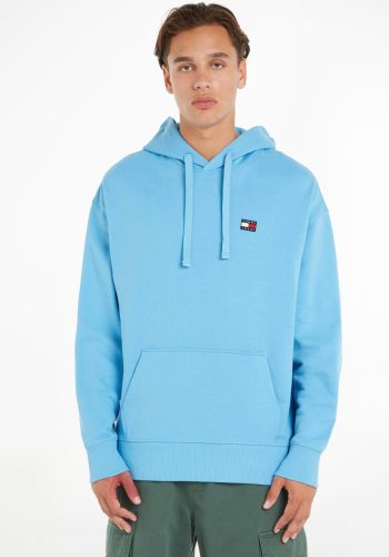 Tommy Jeans Hoodie TJM RLX XS BADGE HOODIE met Tommy Jeans borduursel