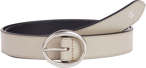 Calvin klein Leren riem met ronde gesp