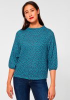 Street One Shirt met print met zigzagpatroon