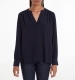 Tommy hilfiger Blouse met lange mouwen met v-hals