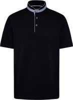 Bugatti Poloshirt met modieuze staande kraag