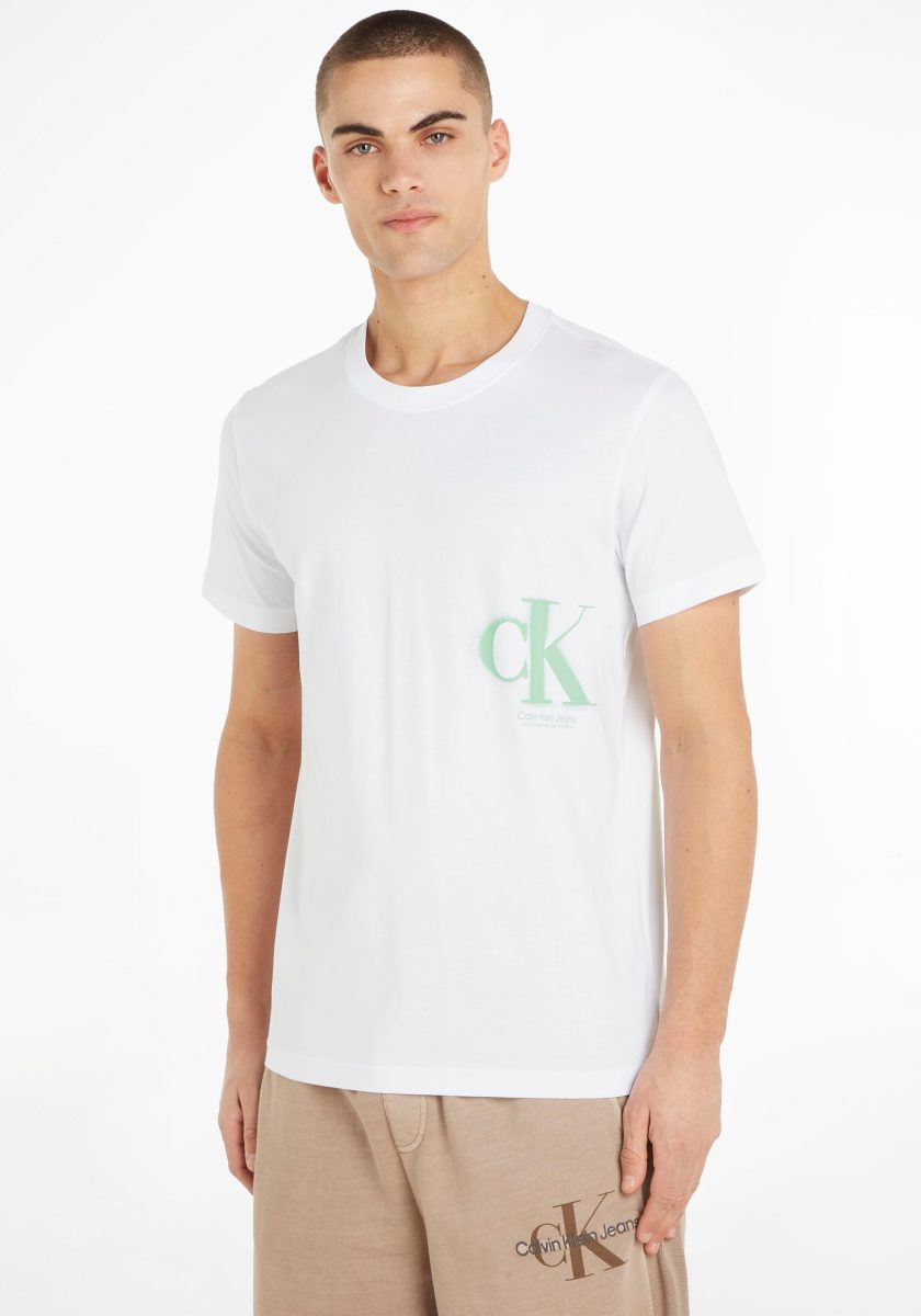 Calvin klein Shirt met korte mouwen met Calvin klein jeans logoprint