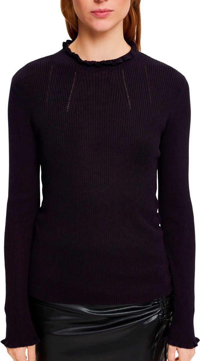 Esprit Collection Gebreide trui met ruches