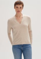 OPUS Shirt met lange mouwen met v-hals