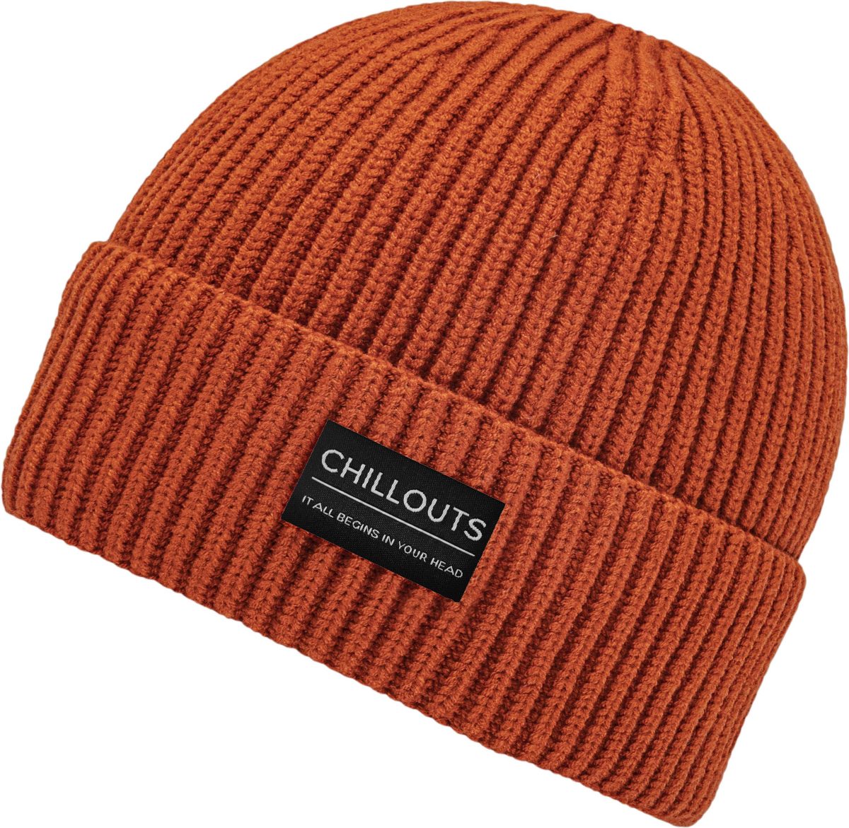 chillouts Gebreide muts Caleb Hat In ribbreisel-look