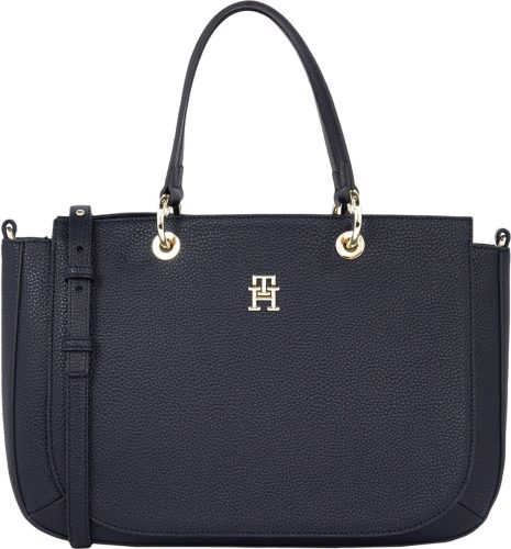 Tommy hilfiger Tas TH EMBLEM SATCHEL in een tijdloos design