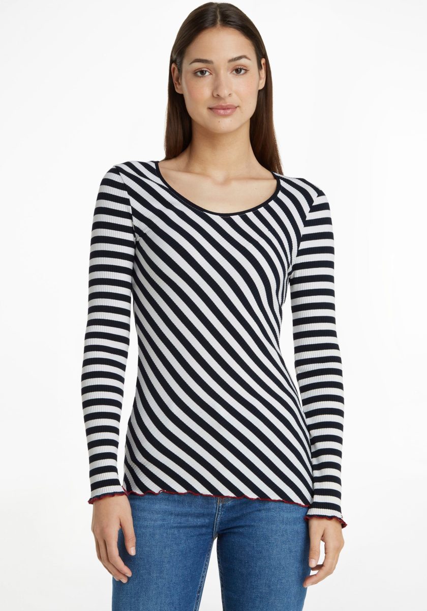 Tommy hilfiger Shirt met lange mouwen met gestreept patroon