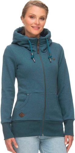 Ragwear Capuchonsweatvest NESKA ZIP met brede ribboorden