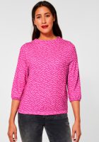Street One Shirt met print met zigzagpatroon