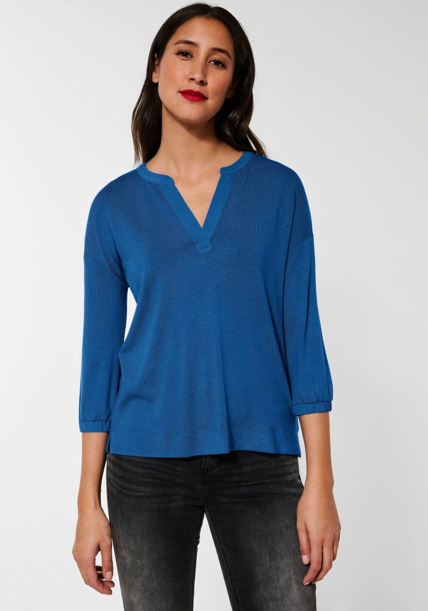 Street One Tuniekshirt met ingesneden hals