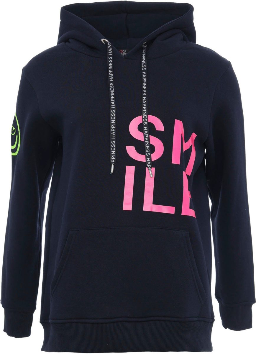 Zwillingsherz Hoodie Borduursel op de mouw